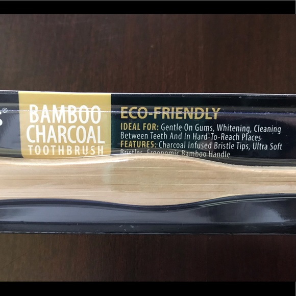 Bamboo toothbrush with Charcoal Infused Bristles - Picture 5 of 7